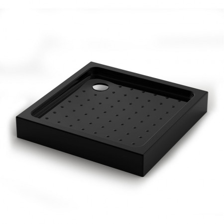 Душевой поддон черный TZ52B-90-C5 акрил 900х900х150 Tezeo acrylic Veconi Душевой поддон черный TZ52B-90-C5 акрил 900х900х150 Tezeo acrylic Veconi