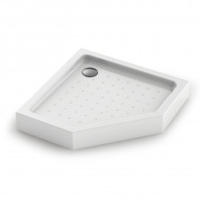 Душевой поддон белый TZ53-80-C5 акрил 800х800х150 Tezeo acrylic Veconi
