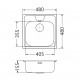 Мойка Alveus Genesis Allux 70 Lei-90 нерж сталь (480 х 480) Мойка Alveus Genesis Allux 70 Lei-90 нерж сталь (480 х 480)