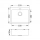 Мойка Alveus Quarto 10 Brs-90 нерж сталь (550 х 480) Мойка Alveus Quarto 10 Brs-90 нерж сталь (550 х 480)