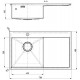 Мойка Alveus Quarto 30 Brs-90 нерж сталь (780 х 480) Мойка Alveus Quarto 30 Brs-90 нерж сталь (780 х 480)