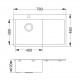 Мойка Alveus Quarto 30 Brs-90 нерж сталь (780 х 480) Мойка Alveus Quarto 30 Brs-90 нерж сталь (780 х 480)