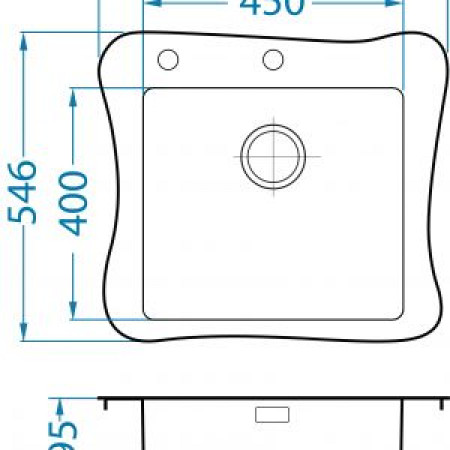 Мойка Alveus Jubilee Kmb 90 Fi нерж сталь (615 х 546) Мойка Alveus Jubilee Kmb 90 Fi нерж сталь (615 х 546)