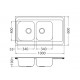 Мойка Alveus Classic Pro 80 Sat-90 нерж сталь (1000 х 600) Мойка Alveus Classic Pro 80 Sat-90 нерж сталь (1000 х 600)