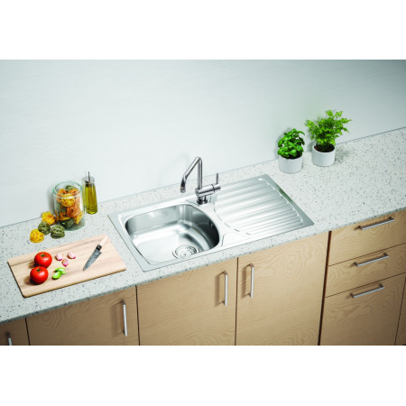 Мойка Alveus Basic 170 Nat-90 нерж сталь (780 х 435) Мойка Alveus Basic 170 Nat-90 нерж сталь (780 х 435)