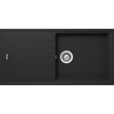Мойка кварцевая Schock Element 60D Large Cristalite, корз.клапан 1000х500 оникс