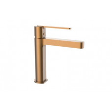 Смеситель для раковины низкий медный матовый Unione 0138 BC Altro Bagno