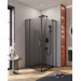 Душевой уголок Cezares SLIDER-AH-2-70/80-90/100-GRIGIO-NERO