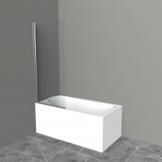 Шторка на ванну BelBagno UNO-V-1-80/150-C-Cr