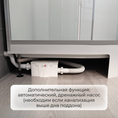 Душевая кабина EM2010NT без крыши прозрачная