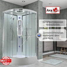 Душевая кабина EM3090LEDT прозрачная