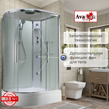 Душевая кабина EM3912RT стандартная прозрачная