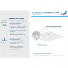 Душевой поддон полукруглый RGW ST/R-Tr Терракот 900x900