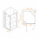 Душевой уголок RGW LE-044 (LE-004+Z-14) 1000x1000 Душевой уголок RGW LE-044 (LE-004+Z-14) 1000x1000