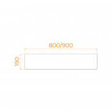 Экран для поддона RGW NB/LUX боковой