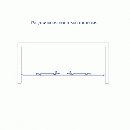 Душевая дверь RGW PA-111B (Прозрачное, 2000)