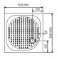 Душевой поддон квадратный RGW LUX/TN 800x800 Душевой поддон квадратный RGW LUX/TN 800x800