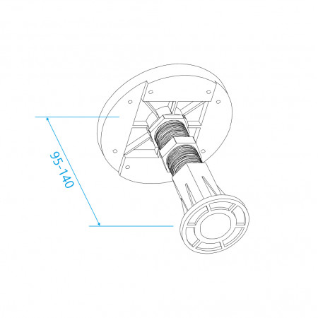 Ножки для поддона RGW N-01 (08) Ножки для поддона RGW N-01 (08)