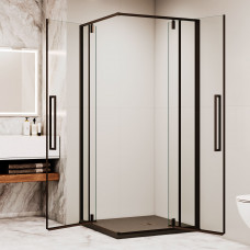 Душевой уголок с распашными дверями на петлях - RGW SV-33B 900x900