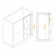 Душевая перегородка RGW WA-034 800