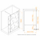 Душевая перегородка RGW WA-054B (WA-010B + Z-072B) 1100 Душевая перегородка RGW WA-054B (WA-010B + Z-072B) 1100