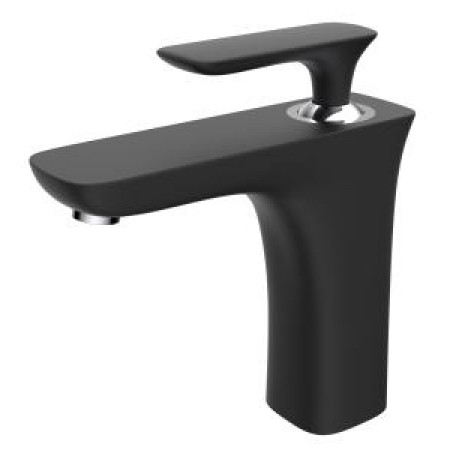Смеситель для раковины низкий черный матовый Aperto 0120 NeOp Altro Bagno Смеситель для раковины низкий черный матовый Aperto 0120 NeOp Altro Bagno
