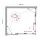 Душевой уголок LUCE-AH-22-110/100-C-Cr Душевой уголок LUCE-AH-22-110/100-C-Cr