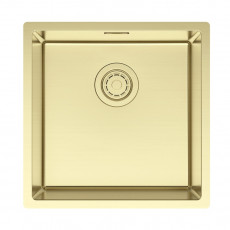 Мойка LASSAN 44 UNI, нерж. сталь, LA44-LG, светлое золото, 440х440мм, Paulmark