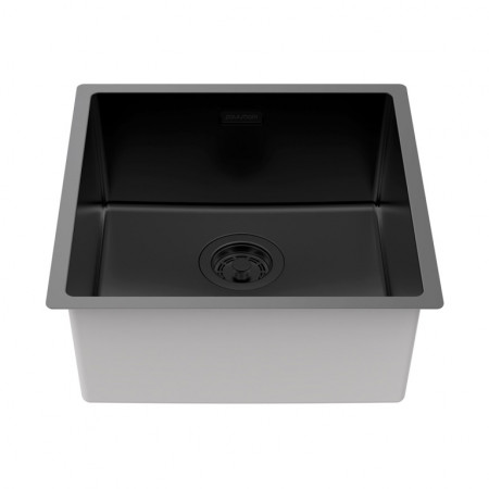 Мойка LASSAN 44 UNI, нерж. сталь, LA44-MBN, матовый черный NANO-PVD, 440х440мм, Paulmark Мойка LASSAN 44 UNI, нерж. сталь, LA44-MBN, матовый черный NANO-PVD, 440х440мм, Paulmark