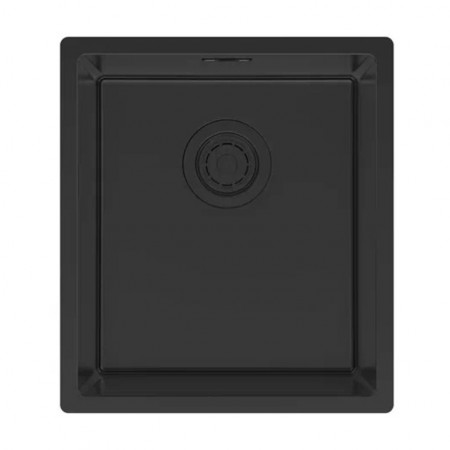 Мойка YUNI 39 UNI, нерж. сталь, YU39-MBN, матовый черный NANO-PVD, 390х440мм, Paulmark Мойка YUNI 39 UNI, нерж. сталь, YU39-MBN, матовый черный NANO-PVD, 390х440мм, Paulmark