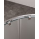 Душевой уголок Cezares MOLVENO-RH-22-130/120-P-Cr, 130х120х195, профиль хром, стекло Punto матовое