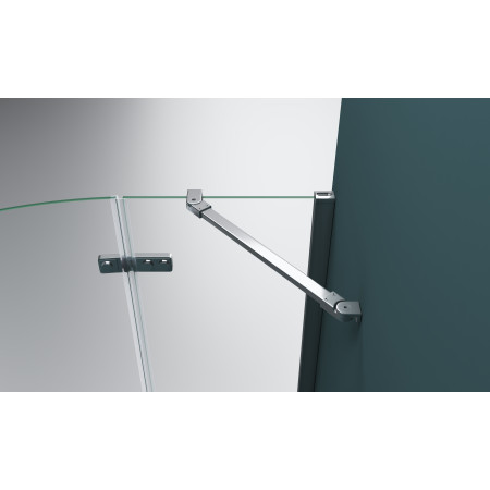 Душевой уголок BelBagno KRAFT-R-2-100-C-Cr