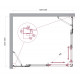 Душевой уголок LUCE-AH-22-125/105-C-Cr Душевой уголок LUCE-AH-22-125/105-C-Cr