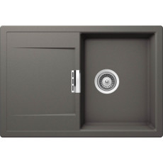 Мойка кварцевая Schock Eton 45 D Cristadur 740х510 серебристый камень