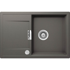 Мойка кварцевая Schock Eton 50 D Cristadur 765х510 серебристый камень