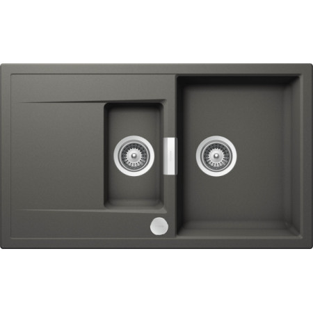 Мойка кварцевая Schock Eton 60 D Cristadur 860х510 серебристый камень Мойка кварцевая Schock Eton 60 D Cristadur 860х510 серебристый камень