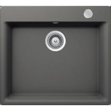 Мойка кварцевая Schock Galaxy 60 (N-100) Cristadur 600x530 серебристый камень