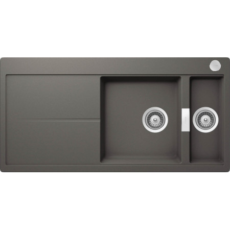 Мойка кварцевая Schock Horizont 60D (D-150) Cristadur, 1000х500, серебристый камень Мойка кварцевая Schock Horizont 60D (D-150) Cristadur, 1000х500, серебристый камень