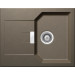 Мойка кварцевая Schock Manhattan 40 D Cristalite, корз.клапан 640x510 альпака
