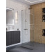 Душевая перегородка BelBagno UNO-L-1-TB-80-C-Cr профиль хром, стекло прозрачное