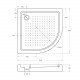Акриловый поддон 95х95 Cezares TRAY-A-R-95-550-15-W с сифоном Акриловый поддон 95х95 Cezares TRAY-A-R-95-550-15-W с сифоном