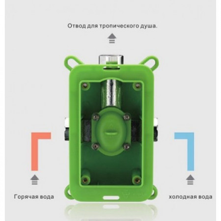 Душевая система встраиваемая хром G7101 Gappo Душевая система встраиваемая хром G7101 Gappo