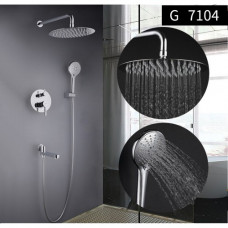 Душевая система встраиваемая хром G7104 Gappo