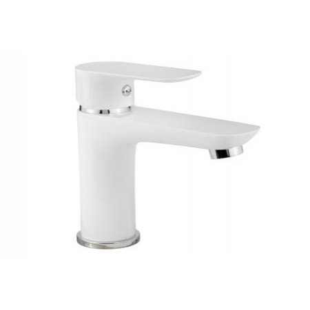 Смеситель для раковины низкий белый Diretto 0107 Bi Altro Bagno Смеситель для раковины низкий белый Diretto 0107 Bi Altro Bagno