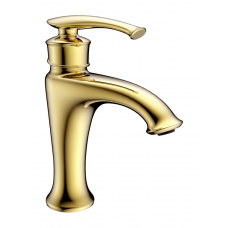 Смеситель для раковины низкий золото Beatrice 0114 Or Altro Bagno