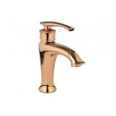 Смеситель для раковины низкий розовое золото Beatrice 0115 R Or Altro Bagno