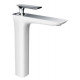 Смеситель для раковины высокий белый/хром Aperto 010206 BiCr Altro Bagno