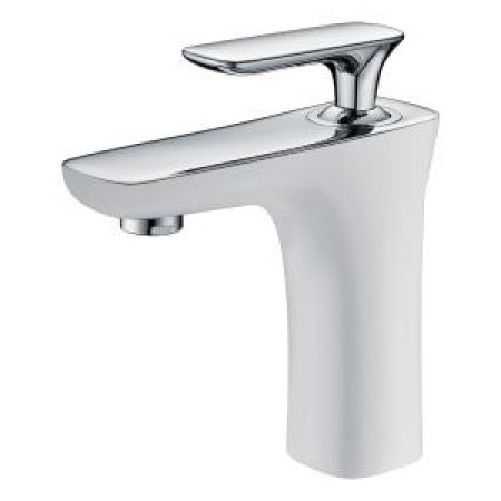 Смеситель для раковины низкий белый/хром Aperto 0109 BiCr Altro Bagno Смеситель для раковины низкий белый/хром Aperto 0109 BiCr Altro Bagno