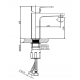 Смеситель для раковины низкий хром Lamberto 0105 Cr Altro Bagno