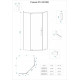 Душевой угол Veconi Rovigo RV-35 1000х1000х1950 хром стекло прозрачное RV35-100-01-C7